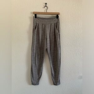 Vuori Lux At Ease Pants S Womens Heather Brown Comfy Loungewear Athleisure VW427